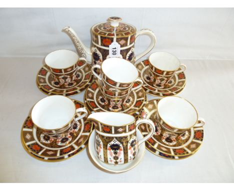 Royal crown Derby Imari 1128 part tea set (18)