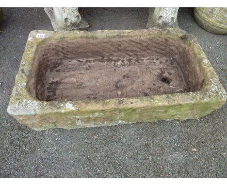 Sandstone trough 