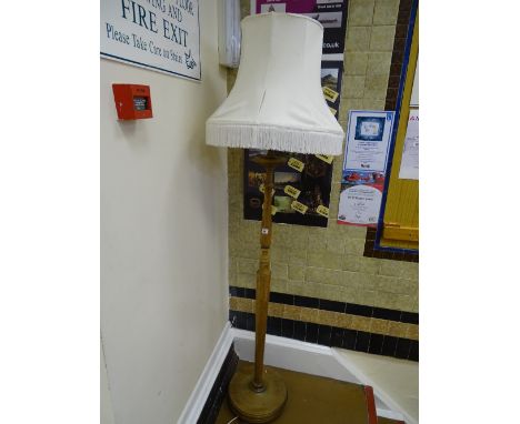 Vintage standard lamp and shade E/T