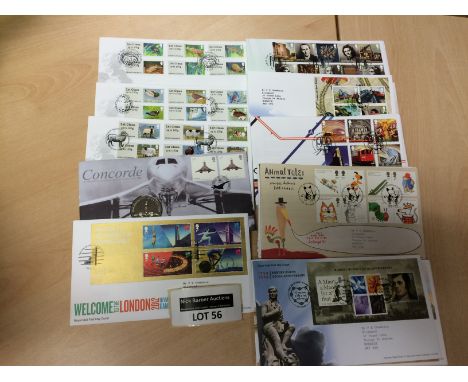 Stamps : GB modern First Day Covers selection, all vgc, up to 2013 x 90.