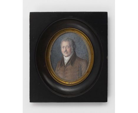 DeutschAnfang 19. Jh Herzog Eugen Friedrich Heinrich von Württemberg-CarlsruheBrustbild nach links. Pastell BA im Oval 7,5 x 