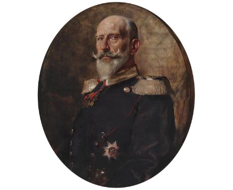 Rudolf Huthsteiner1855 Düsseldorf - 1935 PforzheimHerzog Philipp I. von WürttembergHüftbild nach links. L. u. signiert, Ortsb