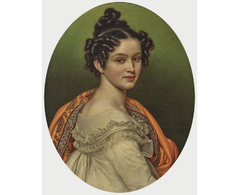 Joseph Stieler1781 Mainz - 1858 MünchenErzherzogin Henriette Alexandrine von Österreich, geb. Prinzessin von Nassau-WeilburgH