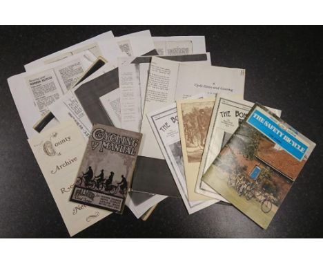 Vintage 8th edition cycling manual by Temple Press Ltd and various other similar booklets 