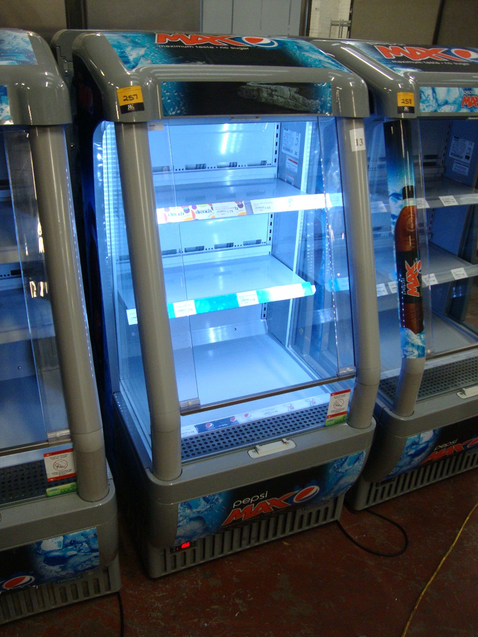 2012 Frigorex Easy Reach Express illuminated open front display fridge ...