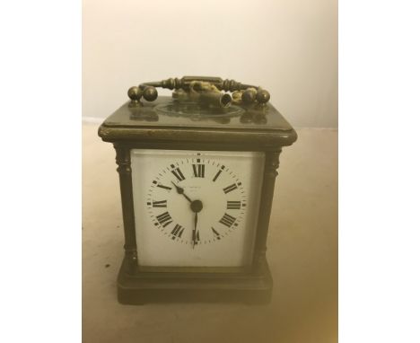 A 19th century French carriage clock