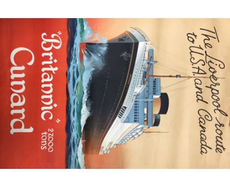 Six travel posters to include Harry Hudson Rodmell (1896-1984): Fishguard-Cork, pub. Carew Wilson Massey Ltd; Charles Eddowes