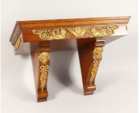 A SUPERB OAK BLOCK BRACKET CLOCK with high quality ormolu mounts 1ft 10ins wide x 1ft 2ins high