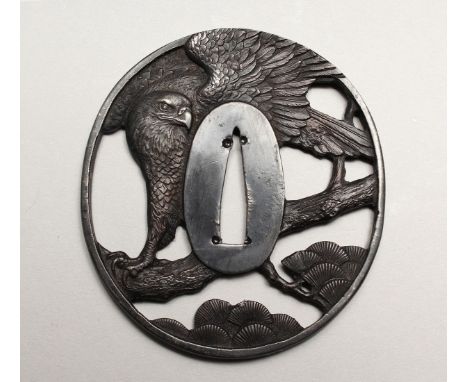 JAPAN EDO Period (1603 - 1868) Tsuba Provenance: Gaston-Louis