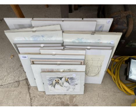 AN ASSORTMENT OF PRINTS AND PICTURES 