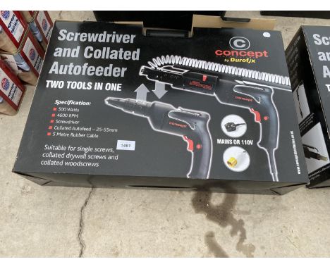 A NEW AND BOXED CONCEPT BY DUROFIX SCREWDRIVER AND COLLATED AUTOFEEDER 