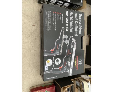 A NEW AND BOXED CONCEPT BY DUROFIX SCREWDRIVER AND COLLATED AUTOFEEDER 