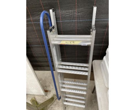 AN ALUMINIUM FOLDING LOFT LADDER 