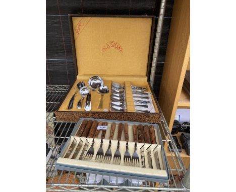 A SOLA-SILVER CANTEEN OF CUTLERY AND FURTHER FLATWARE 