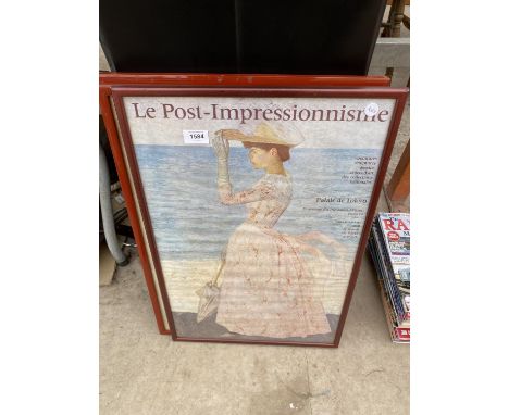THREE FRAMED PRINTS 