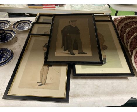 A QUANTITY OF 'VANITY FAIR' FRAMED SPY PRINTS 