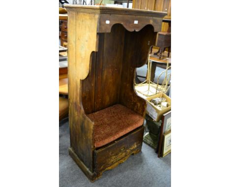 ^ A 19th century commode chair 