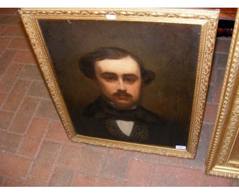 Antique oil on canvas portrait of a gentleman - Benjamin Gratton Lee - Grattau - Guinness - 55cm x 45cm CONDITION REPORTSee f