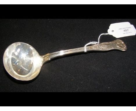 Silver sauce ladle 