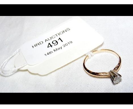 A diamond Solitaire ring 