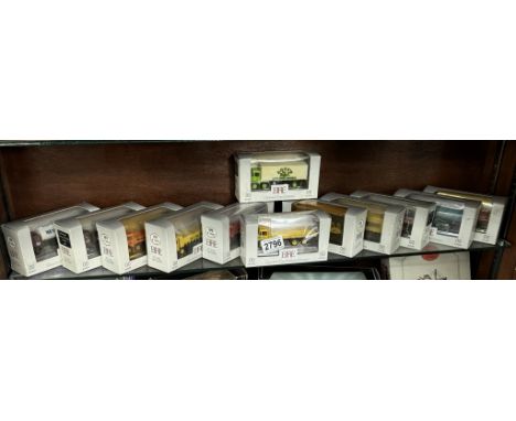 A quantity of boxed E.F.E Exclusive first editions commercial vehicles (2 shelves)