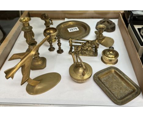 A selection of items in propeller candlestick, aeroplane etc.
