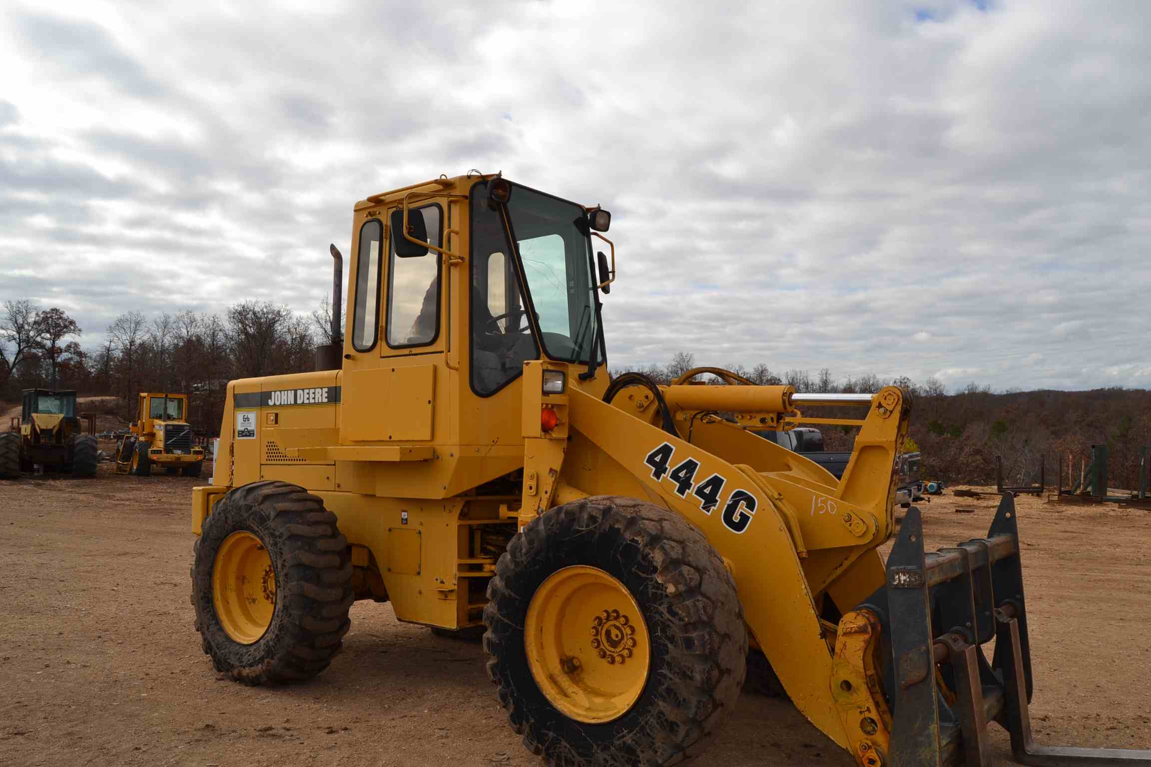 Lot 150 - JOHN DEERE 444G WHEEL LOADER S/N-CK444GX002364; W/