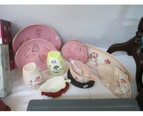 A collection of pottery including Carltonware items