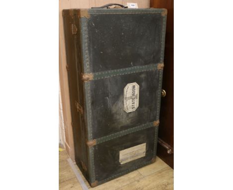 A Steamer trunk, W.110cm