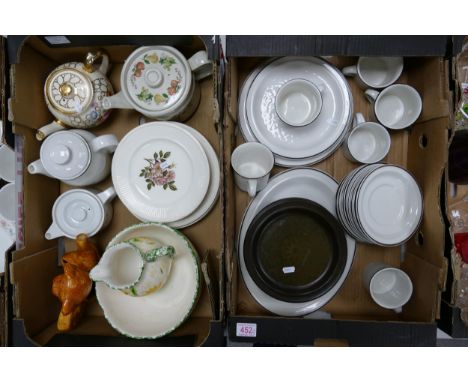 A mixed collection of ceramic items to include Royal Doulton Ting and Marabella Dinnerware, Sadlers teapot, Wedgwood 'Briar R