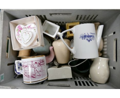 A collection of Wade Items removed from Wade Archives to include Large Adverting Mug, Trinket boxes, jugs etc 