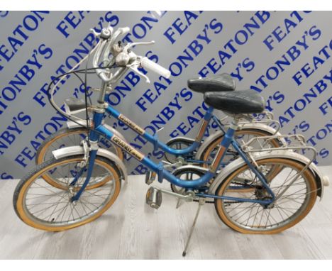 2 VINTAGE GRANBY DE LUXE FOLDING BICYCLES