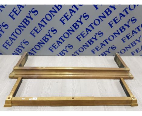 2 VINTAGE FENDER HEAVY BRASS FIRE GUARDS