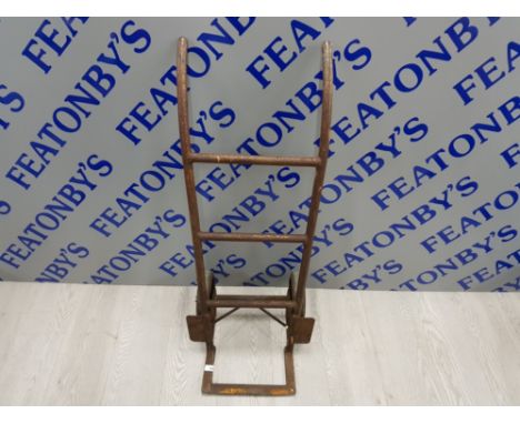 VINTAGE METAL TROLLEY