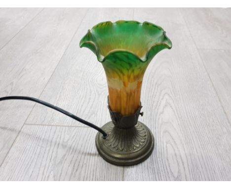 ART NOUVEAU GALLE STYLE FLORAL DESK LAMP