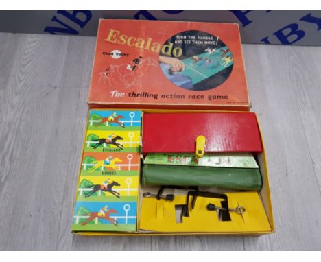 VINTAGE CHAD VALLEY ESCALADO HORSE RACING GAME