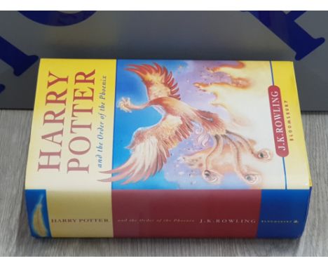 HARRY POTTER AND THE ORDER OF THE PHOENIX HARD BACK BOOK FIRST EDITION