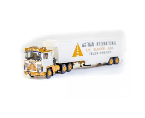 Tekno Astran Scania 140 Fruehauf - Scale: 1:50 - Model Code: 70072 - Certificate: Yes - Lot Condition: Very Good - Mirrors: Y