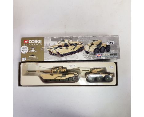 Corgi British Army British Army - Centurion Mk111 Tank & Saladin Armoured Car N/A - Scale: 1:50 - Model Code: 69901 - Certifi