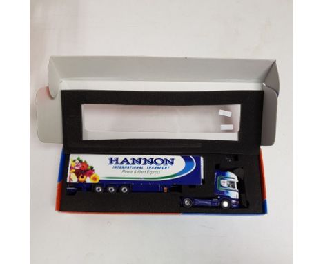 Tekno Hannon Scania R500 Reefer - Scale: 1:50 - Model Code: 59822 - Certificate: No - Lot Condition: Very good - Mirrors: Yes