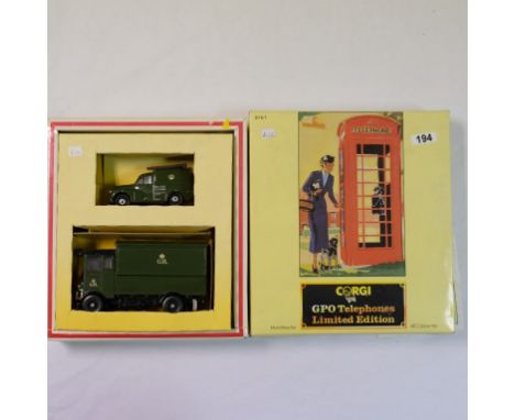 Corgi GPO Telephones Assorted Vehicle Set N/A - Scale: 1:50 - Model Code: D15/1 - Certificate: Yes - Lot Condition: Fair - Mi