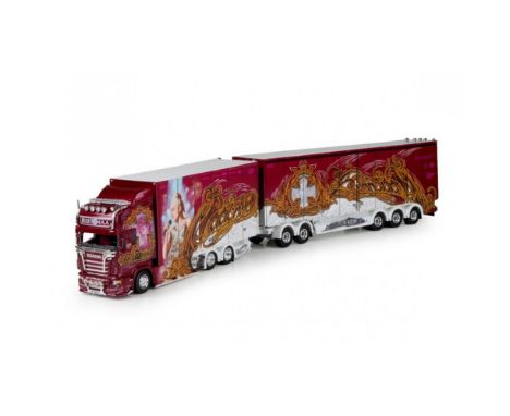 Tekno Ristimaa Madonna Scania Swedish combination - Scale: 1:50 - Model Code: 65797 - Certificate: Yes - Lot Condition: Very 