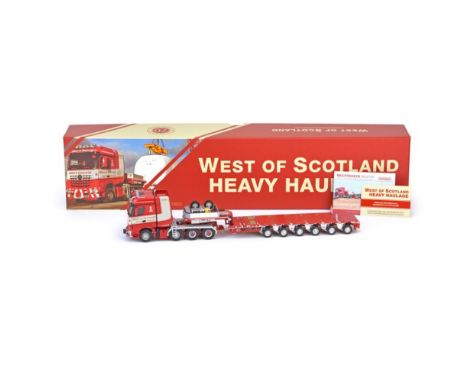 IMC West of Scotland Mercedes Arocs Nooteboom Lowloader - Scale: 1:50 - Model Code: IMC31009 - Certificate: Yes - Lot Conditi