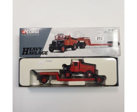 Corgi Hallett Silbermann Scammell Highwayman Ballast Low Loader - Scale: 1:50 - Model Code: 16901 - Certificate: Yes - Lot Co