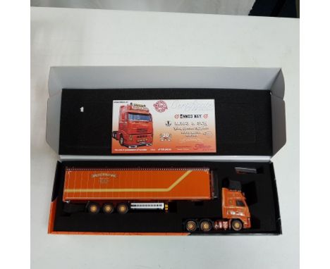 Tekno M.Way & Son Volvo FH with Walking Floor Trailer - Scale: 1:50 - Model Code: - Certificate: Yes - Lot Condition: Very go