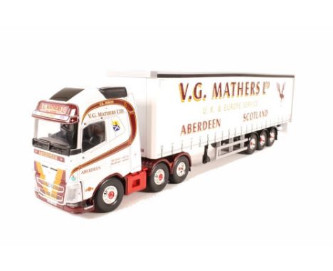 Corgi VG Mathers Volvo FH Curtainside - Scale: 1:50 - Model Code: CC16003 - Certificate: Yes - Lot Condition: Very Good - Mir