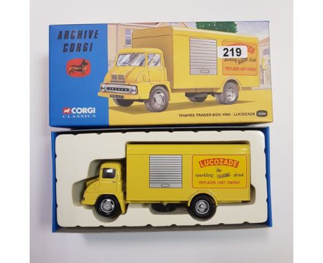 Corgi Lucozade Thames Trader Box Van N/A - Scale: 1:50 - Model Code: 30306 - Certificate: Yes - Lot Condition: Very good - Mi