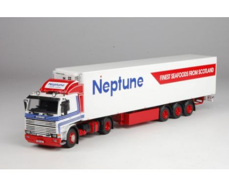 Tekno Neptune 142 Scania 2 Series Reefer - Scale: 1:50 - Model Code: 64270 - Certificate: Yes - Lot Condition: Very Good - Mi