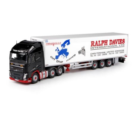 Tekno Ralph Davies Volvo FH04 Reefer - Scale: 1:50 - Model Code: 70149 - Certificate: Yes - Lot Condition: Very Good - Mirror