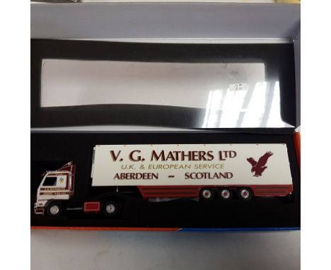 Tekno V.G. Mathers Scania 143m Reefer - Scale: 1:50 - Model Code: 58783 - Certificate: No - Lot Condition: Very good - Mirror